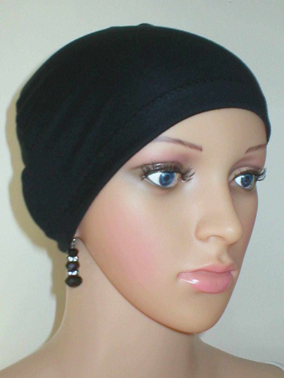 Sofy cotton chemo sleep cap Gemma Black