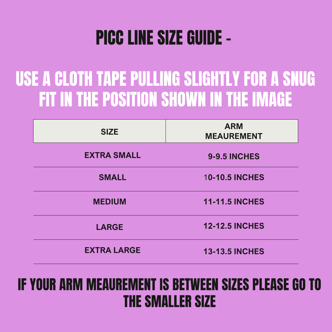 Small picc line covers - Assorted colours - Pack of 10