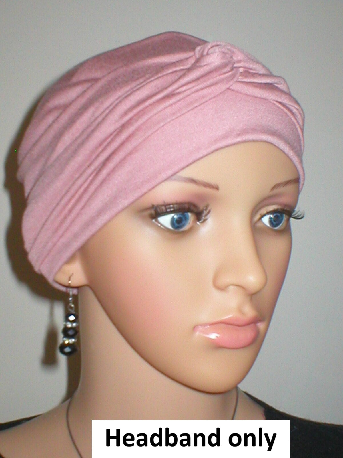 Soft jersey twist chemo headband - Emma dusky