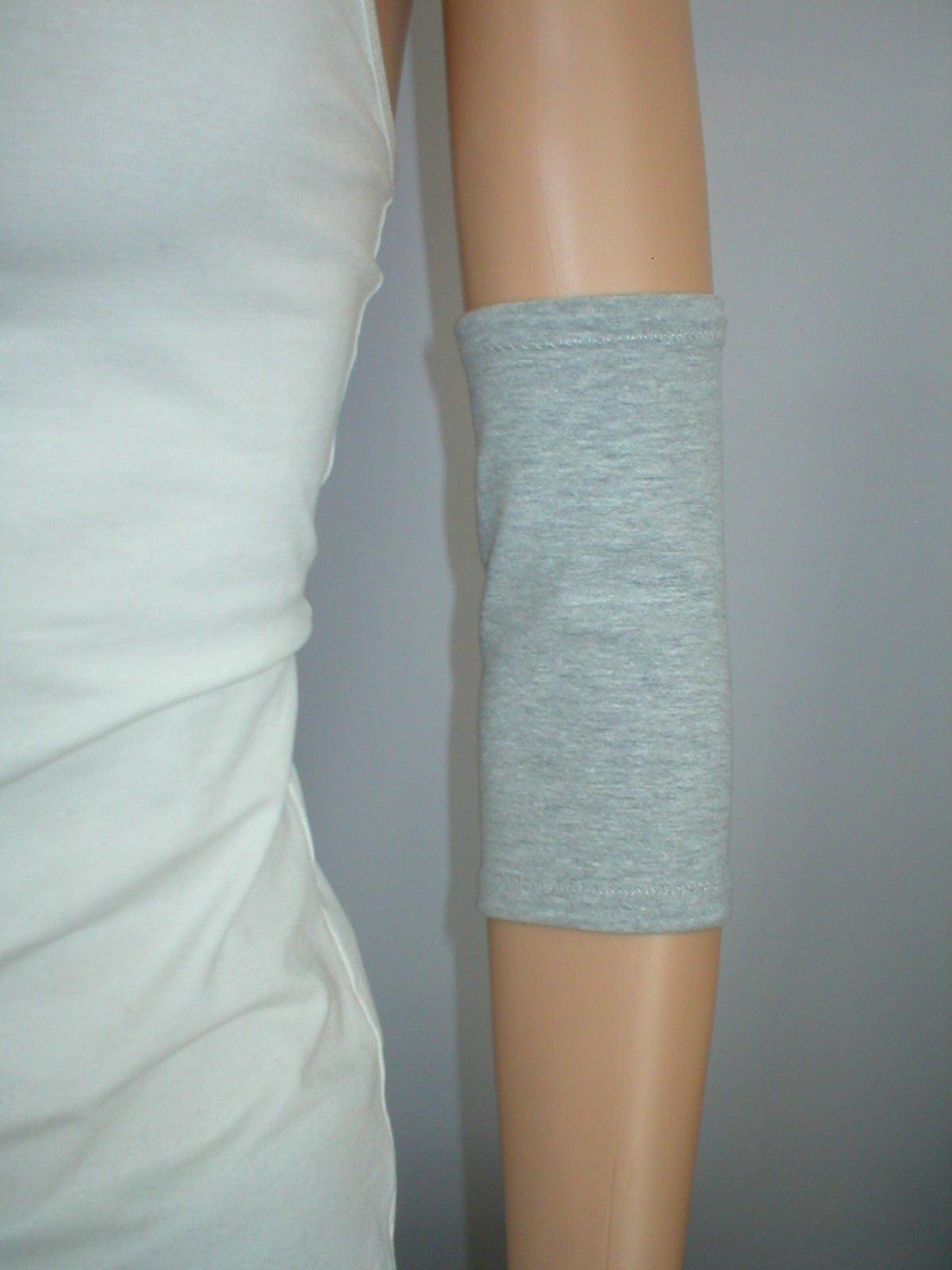 Extra small picc line sleeves - picc line covers - light grey marl