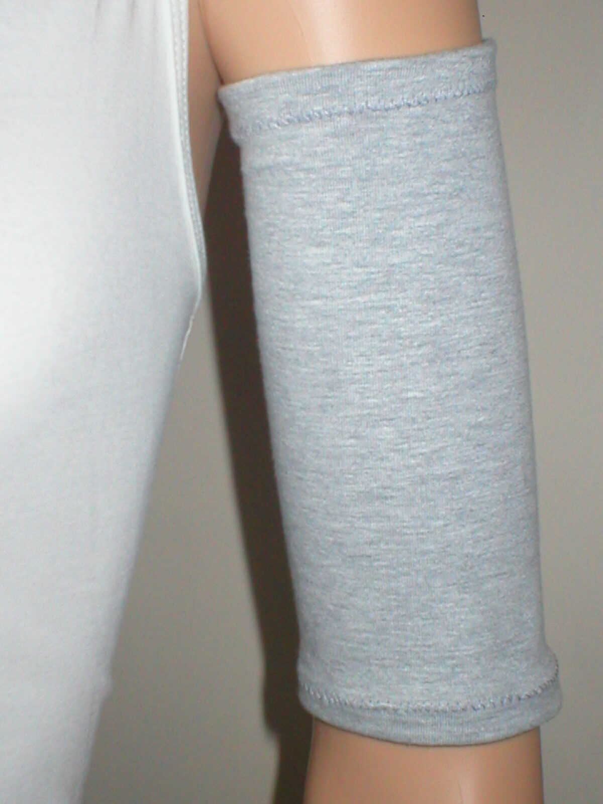 Extra small picc line sleeves for chemo ports /diabetes monitors etc - light grey marl