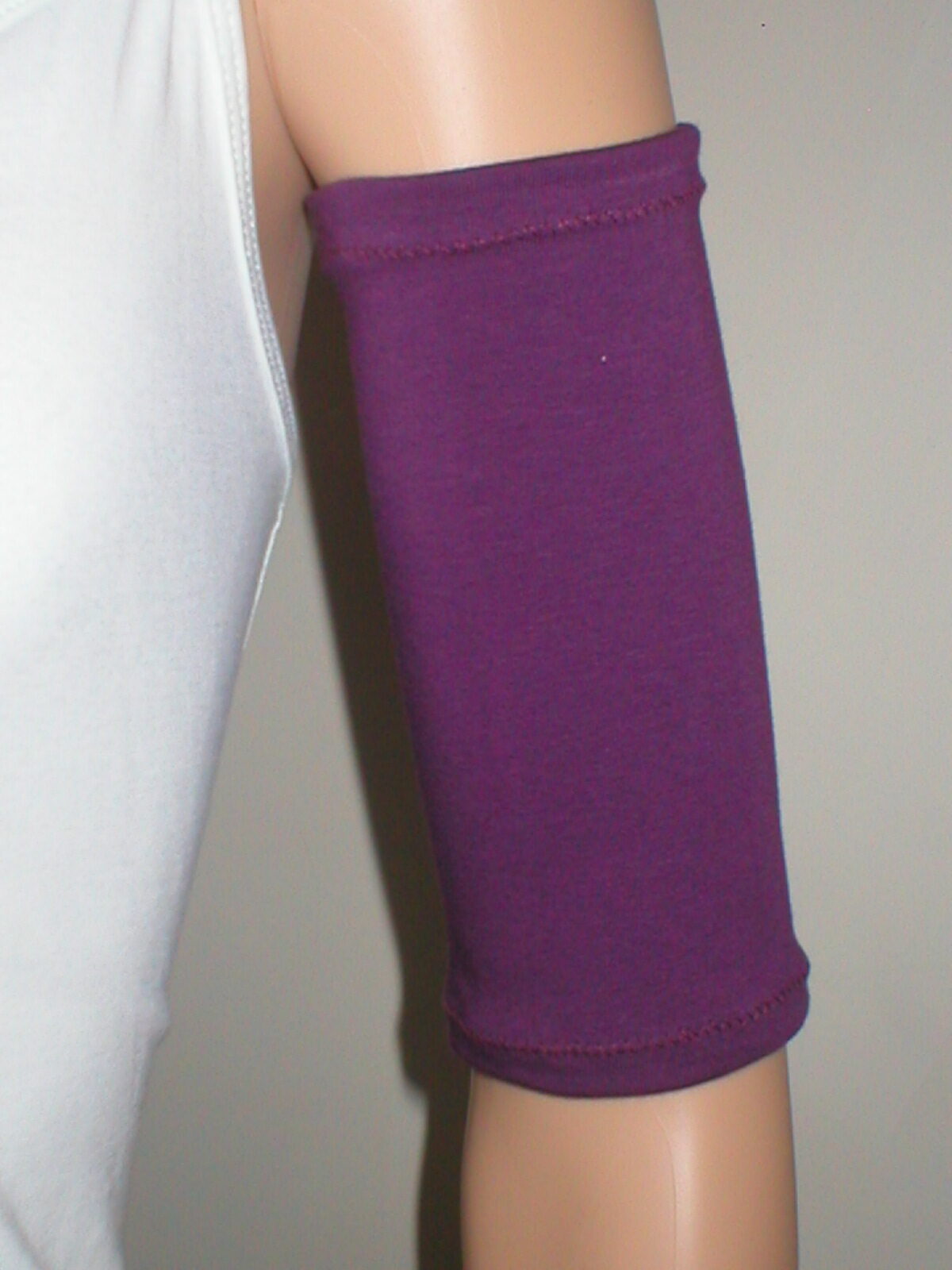 Extra small picc line sleeves for chemo ports /diabetes monitors etc - Plum