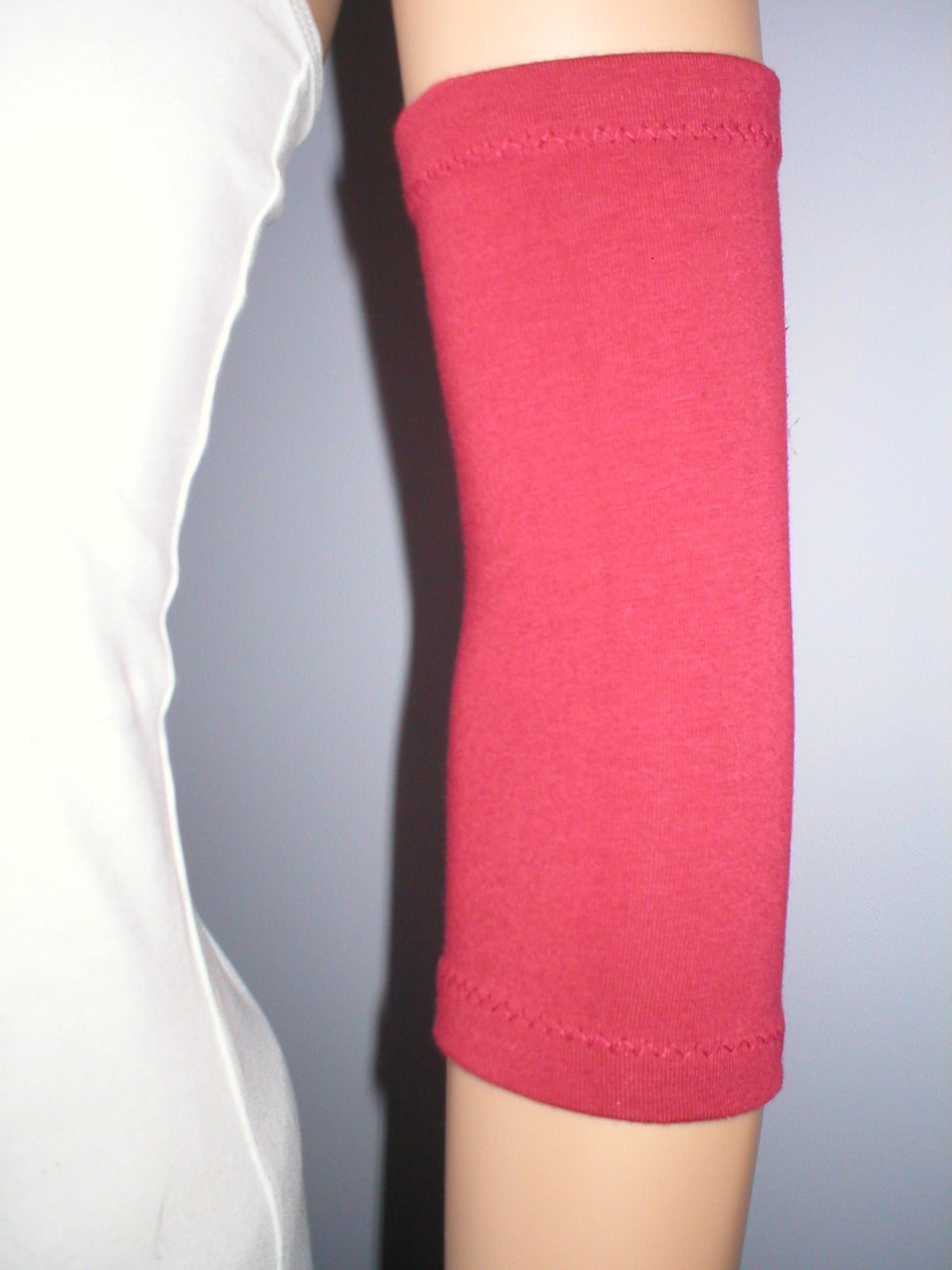 Medium picc line covers for chemo ports/diabetes monitors - Cherry