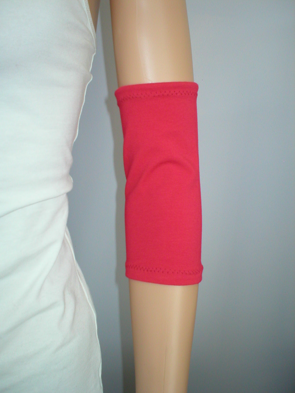 Medium picc line covers/picc cover sleeves - Tomato