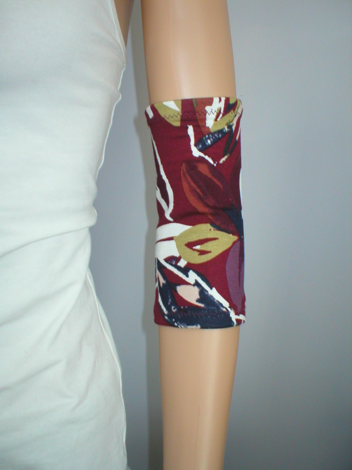 Extra small premium patterned picc line covers - picc line sleeves - Wine lily