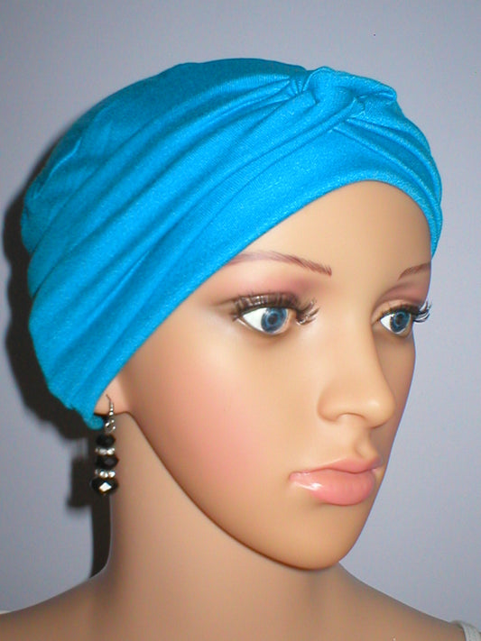 Soft jersey chemo hat and twist headband - Suzie kingfisher