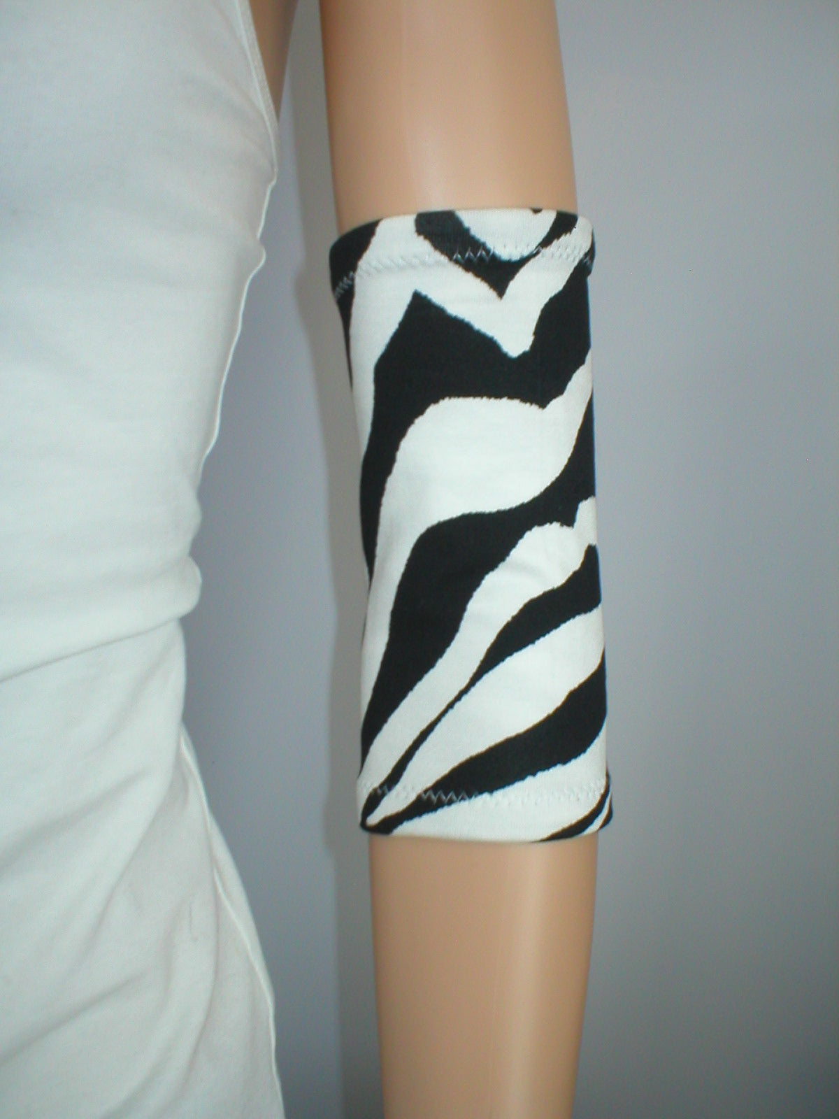 Premium patterned small picc covers - Black white zebra