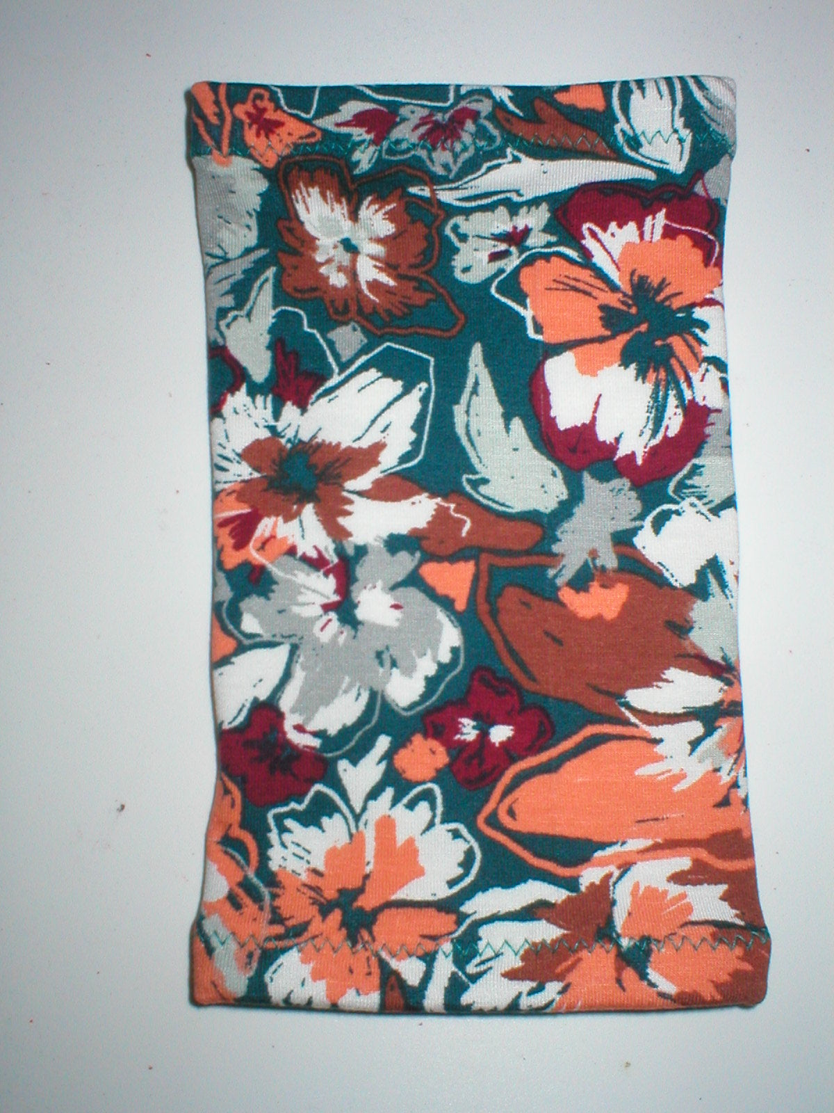 Premium patterned small picc covers for chemo/diabetes etc - teal pansy