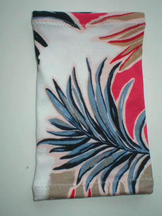 Premium patterned large picc line sleeves for chemo/diabetes etc - persimmon palm