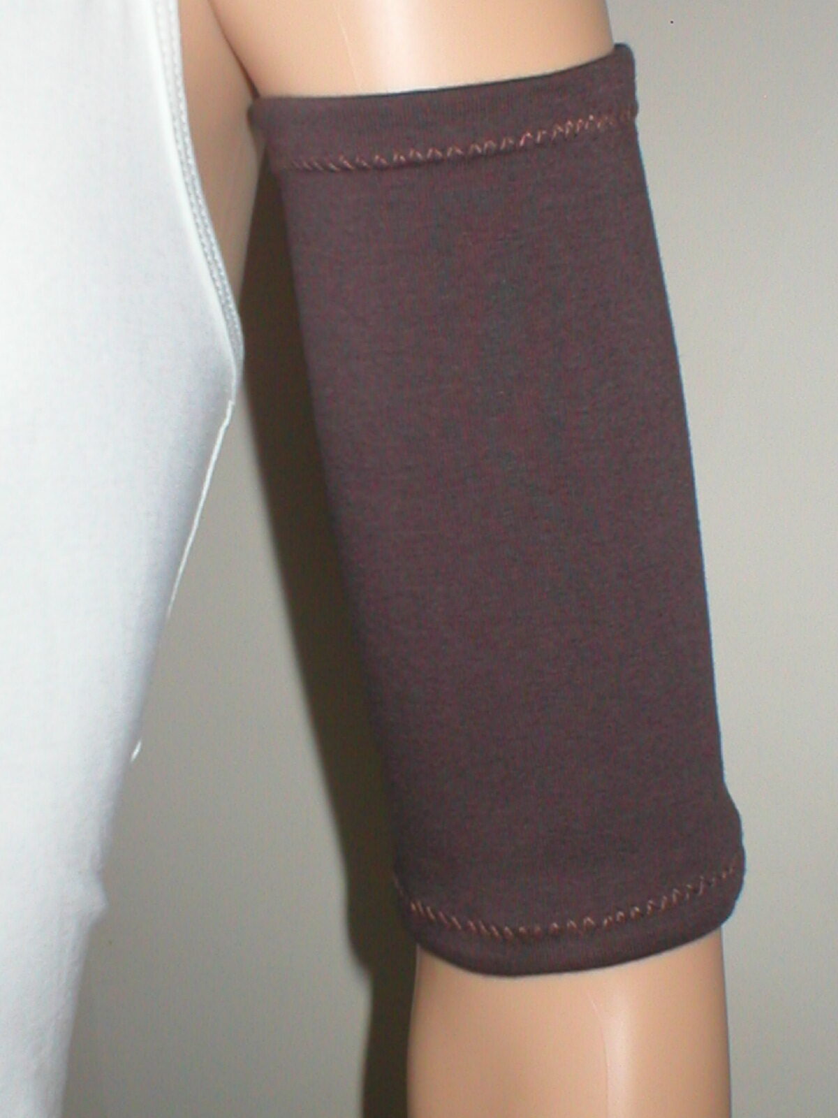 Large cotton picc line sleeves - picc line covers - Brown