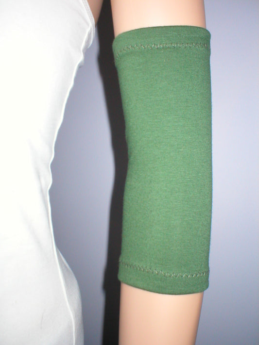 Extra large picc covers for chemo ports/diabetes monitors etc - Olive