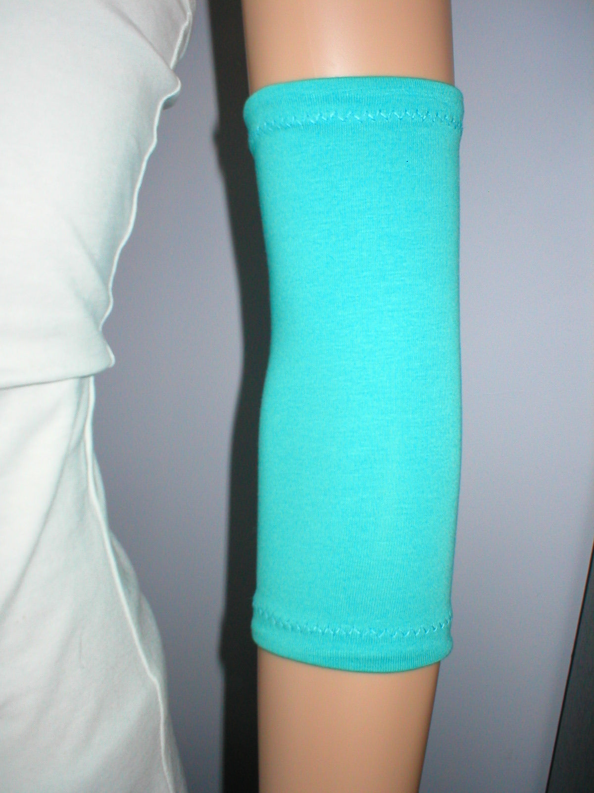 Small picc covers for chemo ports/diabetes monitors etc - cyan