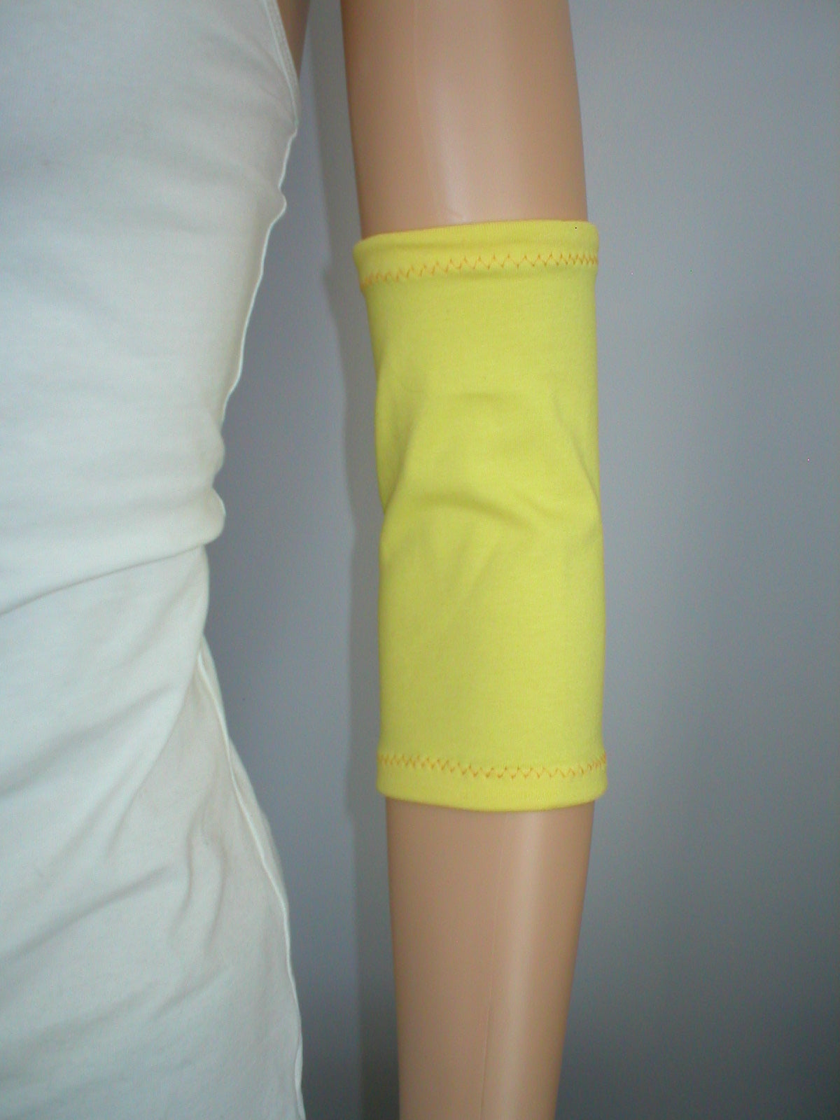 Medium picc line covers/picc cover sleeves - Yellow
